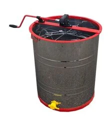 Медогонка 3-х рамкова поворотна нержавіюча, касети зварні нержавіючі (М4013)