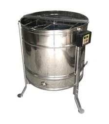 Медогонка 4-х рамкова синхронно поворотна автоматична нержавіюча (М93258)