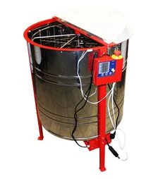 Медогонка 6-ти рамочная автоматическая нержавеющая, с редуктором (6APN)