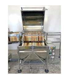 Медогонка 60-рамочная горизонтальная автоматическая нержавеющая, 0,75 кВт (P0216)