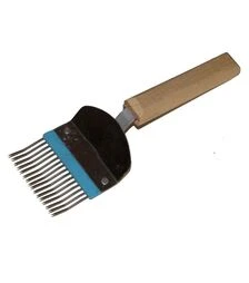 Виделка пасічника з гнутою голкою, нержавіюча сталь (601)