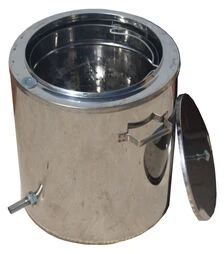 Воскотопка паровая из нержавеющей стали, 17 л (1101)