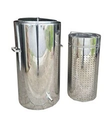 Воскотопка паровая из нержавеющей стали, 30 л (1135)