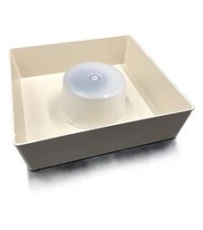 Годівниця стельова з однією склянкою, квадратна, 1,8 л (1406)