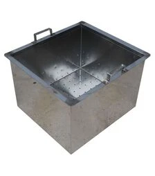 Кошик для забрусу 440х390х280 мм, нержавіюча сталь (1645)