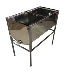 Стіл для розпечатування стільників 1 м, нержавіючий кран (1601N)