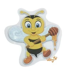 Наклейка на автомобіль Бджілка з медом (NAP003UA)