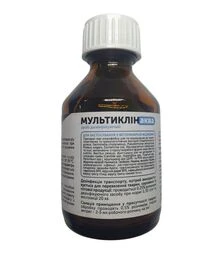 Миючий засіб Мультіклін Аква комплексний дезінфікуючий, 25 мл (MK025)