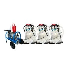 Доильный аппарат "Белка-6 мини" (3 ведра 20 л. для 6-ти коз) масляный