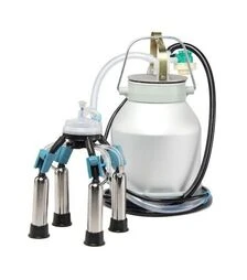 Доильное ведро "МАЙГА Макси", стаканы нержавейка, крышка алюминиевая и коллектор 240 см³