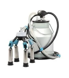 Доильное ведро "МАЙГА Евро", стаканы нержавейка и прозрачная крышка попарная