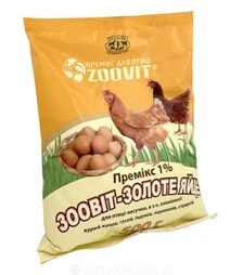 Премикс 1% Зоовит - Золотое яйцо для кур-несушек, 0,5 кг