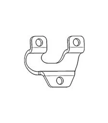 Хомут на трубу диаметром 21 для станка осеменения Тип 1