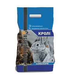 Комбікорм Кролі Молодняк (гранула), 5 кг