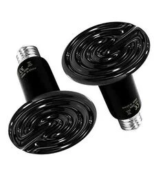 Інфрачервона лампа керамічна 200W випромінювач для обігріву тварин та птиці