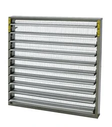 Вентиляційні жалюзі з сервоприводом 1380х1380х185 мм