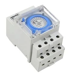 Таймер механический на DIN-рейке Lemanso 16A-1NO+1NC LM6353
