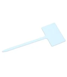 Табличка для растений АММА №3 белая, 5x3 см, ножка 10 см