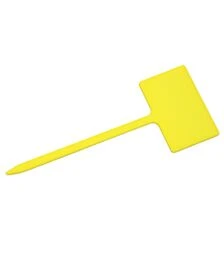 Табличка для растений АММА №3 желтая, 5x3 см, ножка 10 см