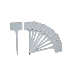 Садовые таблички 15 см, белые, 10 шт (304010)