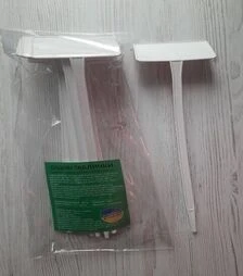Садовые таблички 33 см, белые, 10 шт (304012)