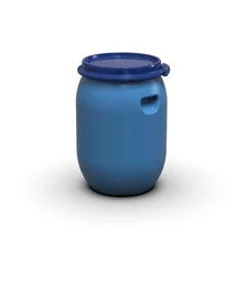 Бочка пластиковая Litolan 55 л, с хомутом (2965)