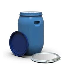Бочка пластиковая Litolan 65 л, с металлическим хомутом (29637)