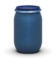 Бочка пищевая герметичная Litolan 230 л, с металлическим хомутом (27031M)