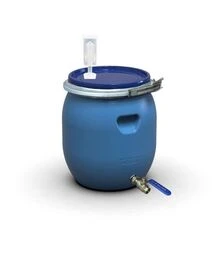 Бочка для брожения Litolan 45 л, с U-образным клапаном и краном 1/2" из нержавеющей стали (296484)