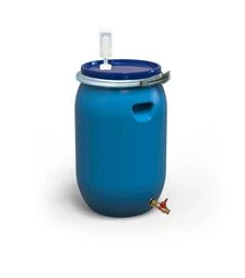 Бочка для брожения Litolan 65 л, с гидрозатвором и латунным краном 1/2" (29636М)