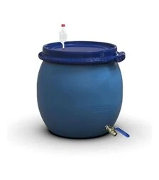 Бочка для брожения Litolan 80 л, с S-образным клапаном и краном 1/2" из нержавеющей стали (29683)