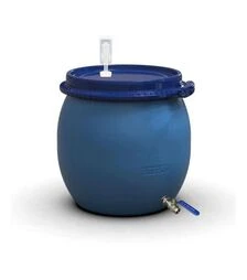 Бочка для брожения Litolan 80 л, с U-образным клапаном и краном 1/2" из нержавеющей стали (29684)