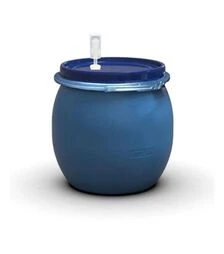 Бочка для брожения герметичная Litolan 80 л, с гидрозатвором и металлическим хомутом (29682М)