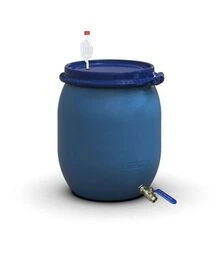 Бочка для брожения Litolan 100 л, с S-образным клапаном и краном 1/2" из нержавеющей стали (27583)