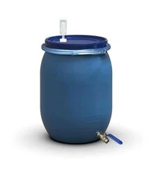 Бочка для брожения Litolan 130 л, с гидрозатвором и краном 1/2" из нержавеющей стали (27644М)