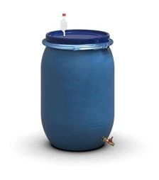 Бочка для брожения Litolan 150 л, с гидрозатвором и латунным краном 1/2" (276111М)