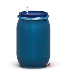 Бочка для брожения Litolan 210 л, с гидрозатвором и латунным краном 1/2" (2762111М)