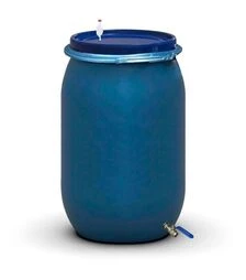 Бочка для брожения Litolan 210 л, с гидрозатвором и краном 1/2" из нержавеющей стали (2762112М)