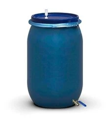 Бочка для брожения Litolan 210 л, с гидрозатвором и краном 1/2" из нержавеющей стали (2762122М)