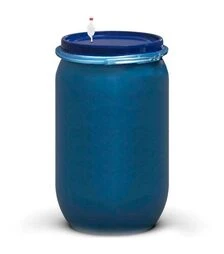 Бочка для брожения герметичная Litolan 230 л, с металлическим хомутом и гидрозатвором (270311М)