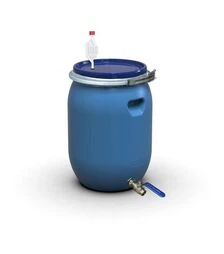 Бочка для брожения Litolan 55 л, с гидрозатвором и краном 1/2" из нержавеющей стали (29653М)