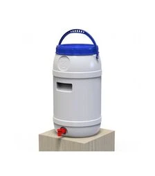 Бидон пищевой Европласт 20 л, со скобкой и пластиковым краном (2497)