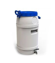 Бидон пищевой Европласт 20 л, с ручками и нержавеющим краном AISI 304 (249724)