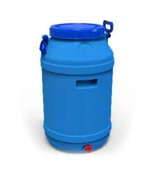 Бидон пищевой Litolan 65 л, с пластиковым краном, 100% защита от УФ (548672)