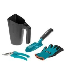 Комплект GARDENA Classic Ergo: секатор + совок + рукавички + ковш (08966-30.000.00)