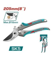 Секатор TOTAL THT15308, 205 мм, 240 г, Ø 16 мм (THT15308)