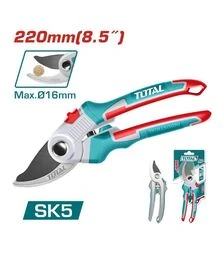 Секатор TOTAL THT0601, 215 мм, Ø 16 мм (THT0601)
