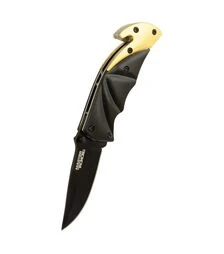 Нож складной MASTERTOOL BULAT 150х29х17 мм, стропорез, стеклобой (79-0121)