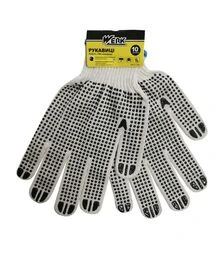 Перчатки трикотажные WERK WE2119H, точка с обеих сторон (80340)