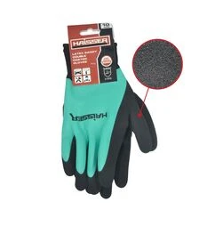 Рукавички HAISSER 211429 з подвійним латексним покриттям (129658)
